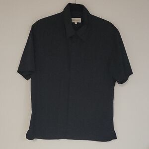 RW&CO Black Casual Button Down Shirt Relaxed Fit